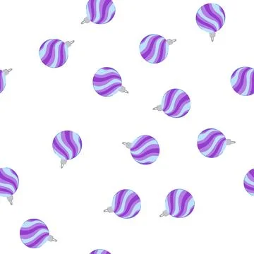 Pattern year christmas ball cartoon vector イラスト素材