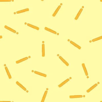 Pattern yellow and orange stylized exclamation mark conveying strong emotions Stockillustratie
