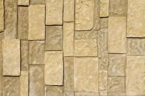Pattern yellow color of ancient style design decorative uneven cracked real.. Stock Photos