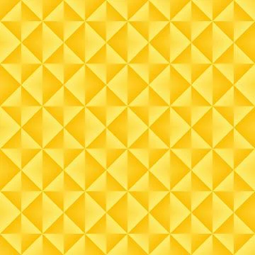 Pattern with yellow diamonds and triangles gradient effect Stock Illustration