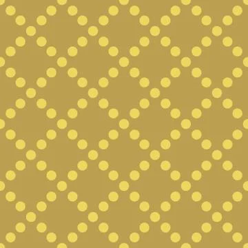 Pattern from yellow dots on dark orange seamless background. 库存插图