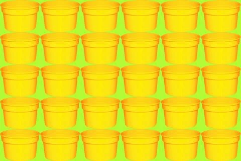 Pattern yellow plastic jar container for tablets,supplements,medicines,creams Stock Illustration