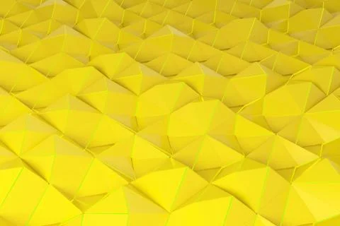 Pattern of yellow pyramid shapes Illustrazione stock