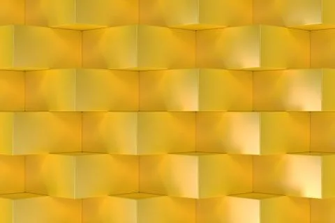 Pattern with yellow rectangular shapes Stock Illustration