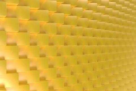 Pattern with yellow rectangular shapes Illustrazione stock