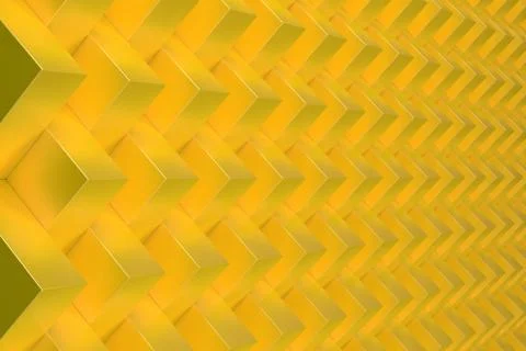 Pattern with yellow rectangular shapes Stock Illustration