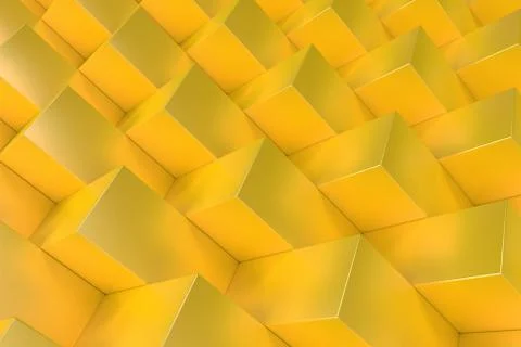 Pattern with yellow rectangular shapes Illustrazione stock