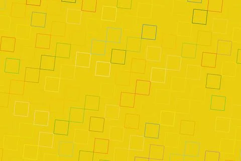 Pattern of yellow squares on a yellow background Stock Photos