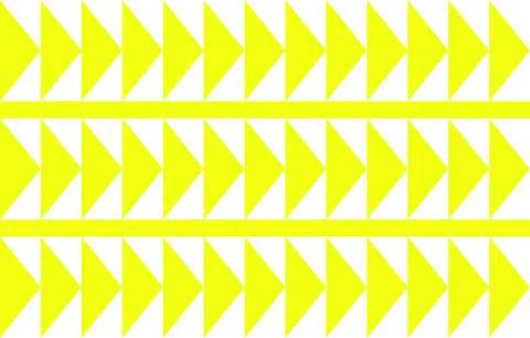 Pattern of yellow triangles repeat in seamless pattern.Vector illustration on Illustrazione stock