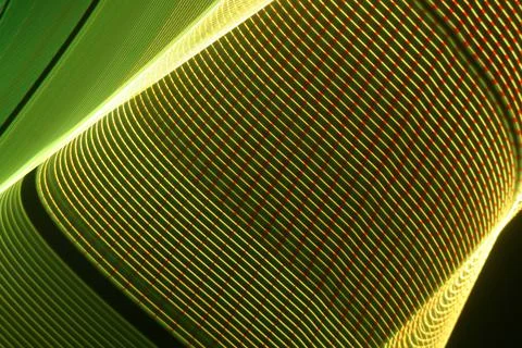 Pattern of yellowish-green light, a section of the electromagnetic spectrum Stock Illustration