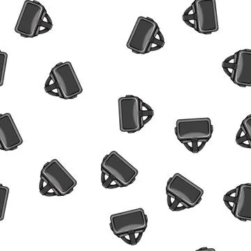Pattern young vr glasses cartoon vector 스톡 일러스트