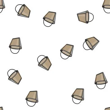 Pattern zero reusable coffee filter cartoon vector 스톡 일러스트