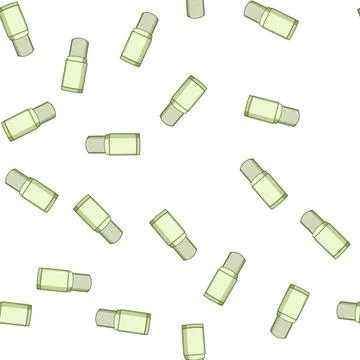 Pattern zerowaste deodorant eco friendly cartoon vector Stock Illustration