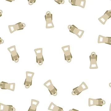 Pattern zip zipper puller cartoon vector 库存插图