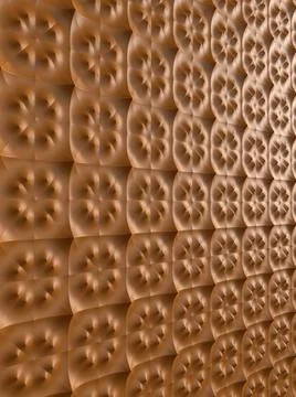 Pattern181225304 Brown 3d effect glossy leather textured background patter... Foto stock