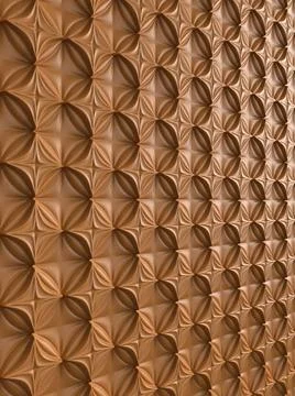 Pattern181225306 Brown 3d effect glossy leather textured background patter... Foto stock