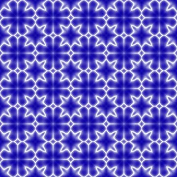 Pattern181225333 3D effect seamless blue background, wallpaper decoration ... Foto stock