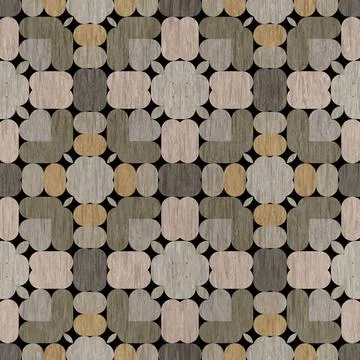 Pattern19010123 3D effect seamless wooden background, wallpaper decoration... Foto stock