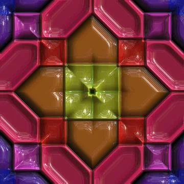 Pattern1901018 3D effect seamless plastic background, wallpaper decoration... Foto stock