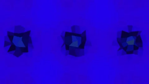 Patterned abstract background with geometric shapes in shades of blue and green Stock-Footage 340412902