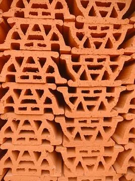 Patterned abstract background, made of piles of stone building materials made Stock Photos