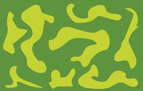 Patterned abstract green striped background. Stock Illustration