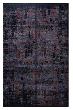 Patterned Afghan rugs on a white background Foto stock