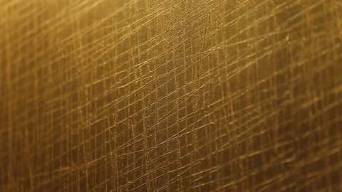 Patterned and textured gold wall surface treatment Stock Footage 123876054