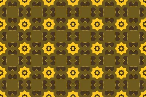 A patterned background with brown and yellow colors Stock Illustration