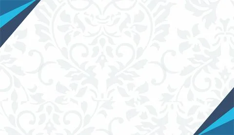 Patterned background with copy space, blue shapes in the corners Stock Illustration