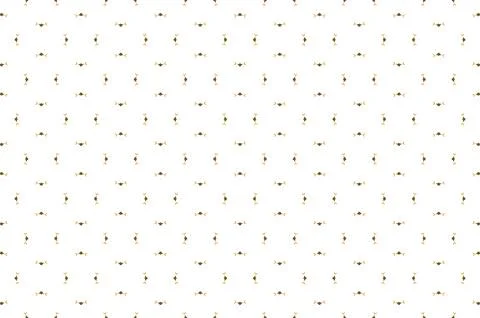 A patterned background with a few small brown shapes Stock Illustration