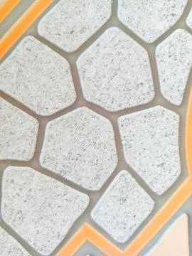 Patterned ceramic floor tiles Stock Photos