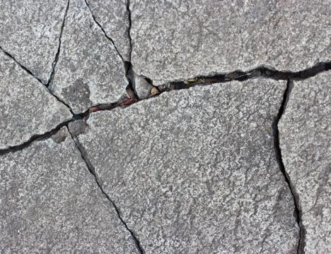 Patterned crack concrete. Foto stock