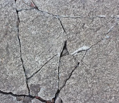 Patterned crack concrete. Foto stock