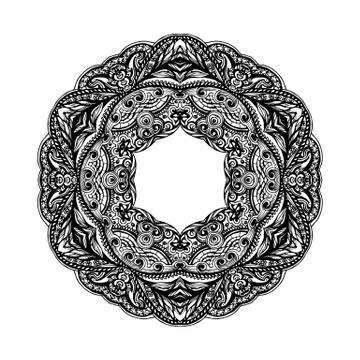 Patterned decorative element Stock Illustration