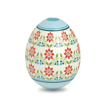 Patterned easter eggs Stock Illustration