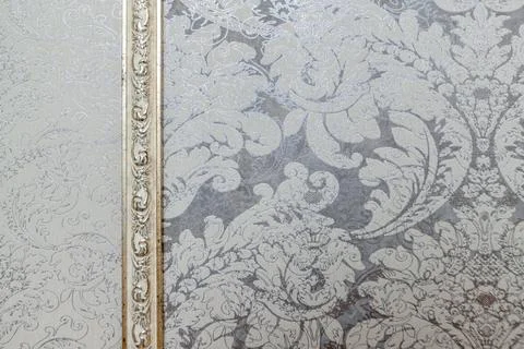 A patterned fabric with a white background Stock Photos