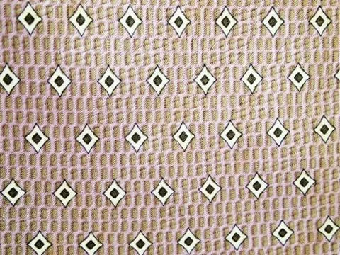 Patterned fabrics close up Stock Photos