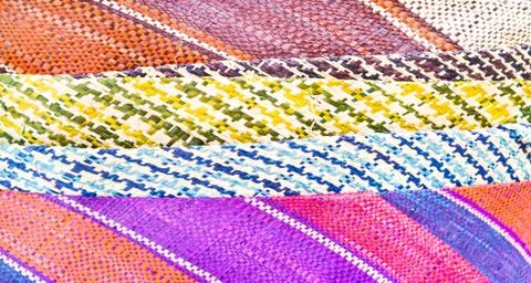 Patterned fabrics Stock Photos