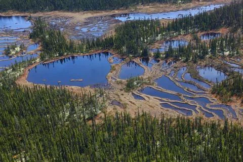 Patterned fen Stock Photos