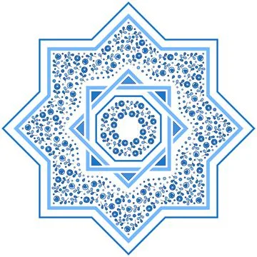 Patterned floor tile, moroccan pattern Stock-Illustration