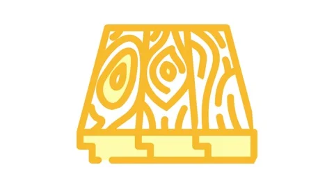 Patterned flooring color icon animation Stock Footage 166403986