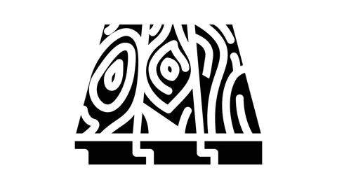 Patterned flooring glyph icon animation Stock Footage 166392480