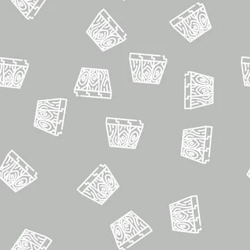 Patterned flooring line seamless pattern patterned flooring thin line illustr Stock Illustration