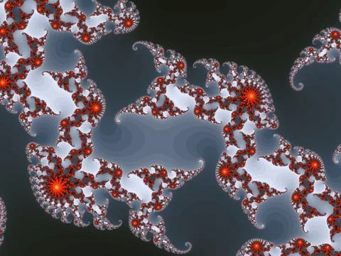 Patterned fractal background Stock Illustration