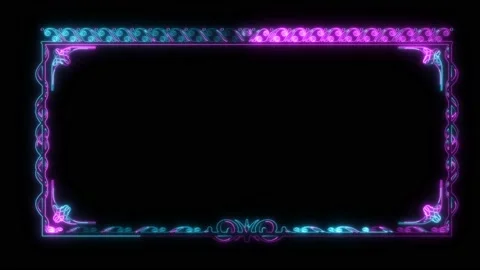 Patterned frame animation Stock Footage 227388282