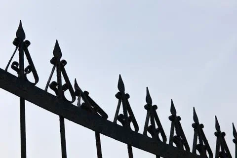 A patterned grate Stock Photos