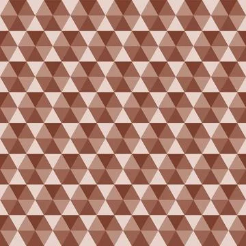 Patterned hexagon brown background design resource vector Illustrazione stock