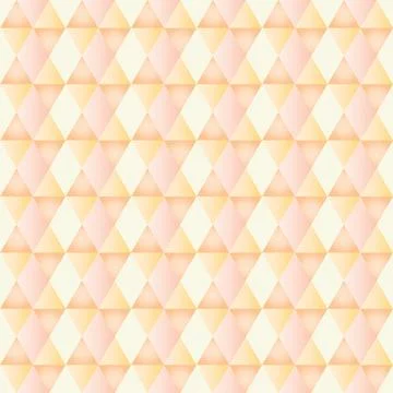 Patterned hexagon orange pastel background design resource vector Stock Illustration