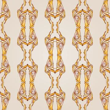 Patterned lines 库存插图